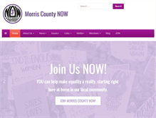 Tablet Screenshot of morriscountynow.org